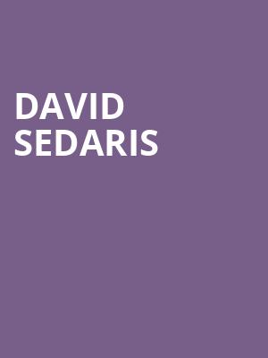 David Sedaris, Concert Hall Neal S Blaisdell Center, Honolulu