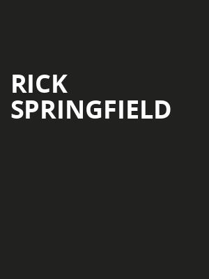 Rick Springfield, Blue Note Hawaii, Honolulu
